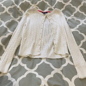 Girls cable knit sweater